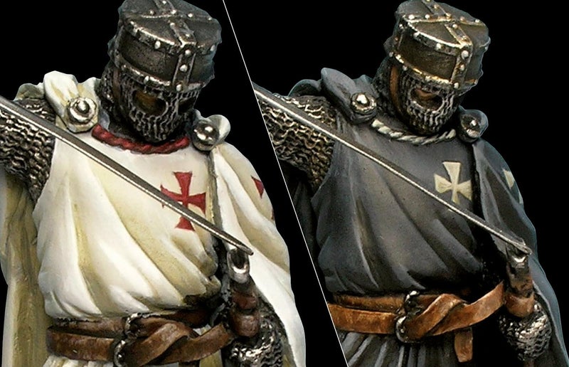 Vallejo - Black & White Acrylic Paint Set | Model Color | Figure Color Series Miniature Model Kit to Achieve Different Nuances with Artist-Grade Pigments | 8 Bottles x 18 ml. (0.60 fl.oz) - Image 4